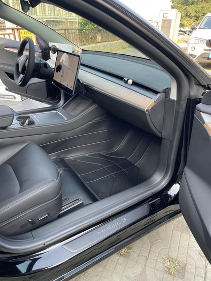 Tesla Model 3 Custom Floor Mats – 360° Perfect Fit